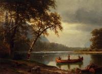 Bierstadt, Albert - Salmon Fishing on the Cascapediac River